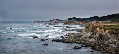 The coast at Fort Bragg