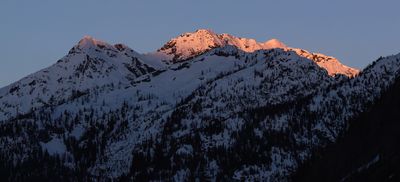 Sunrise and Aurora in the North Cascades - May 11, 2024