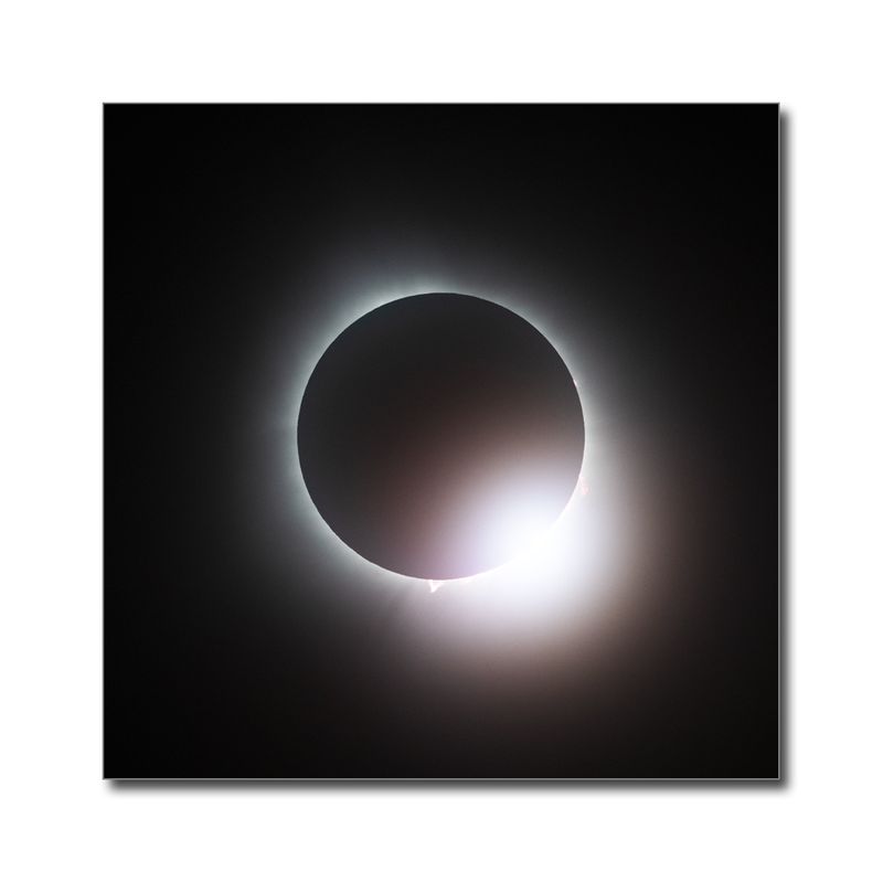 The Diamond Ring Effect - Sunlight Just After Totality