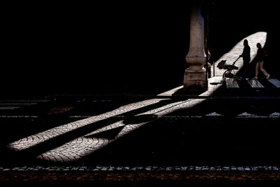 In a sunbeam