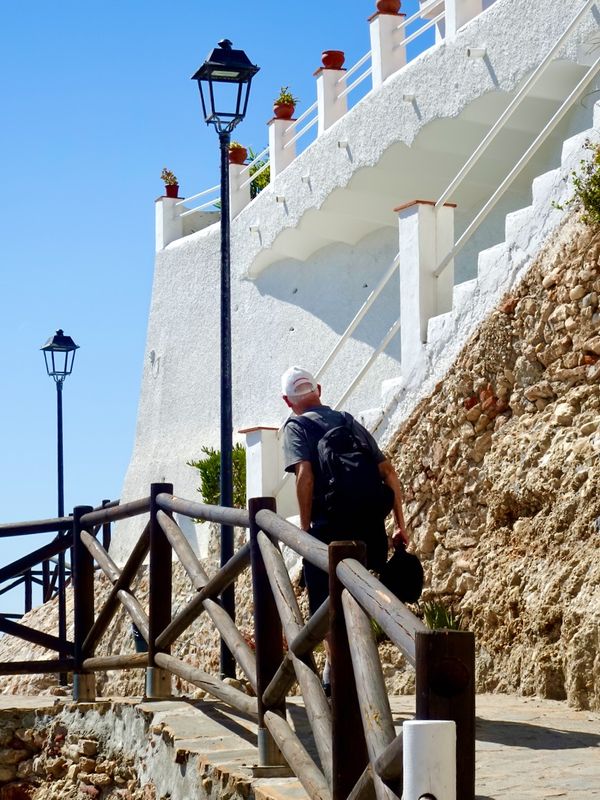 At the base of the Balcony of Europe