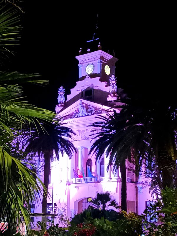Town Hall at night