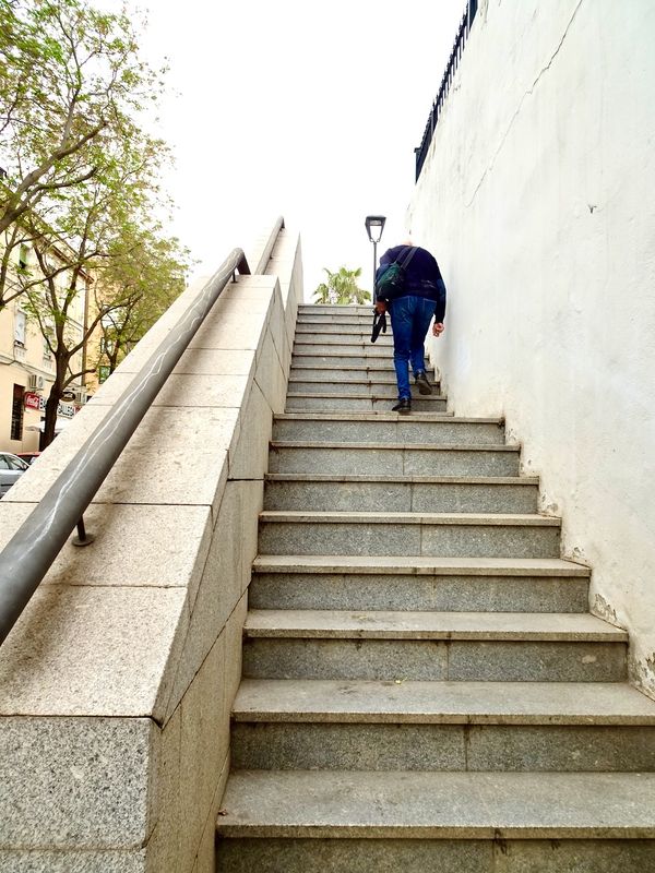 Steps to our apartment