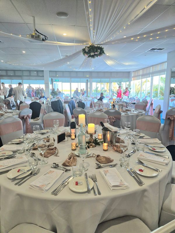 Tables for the reception