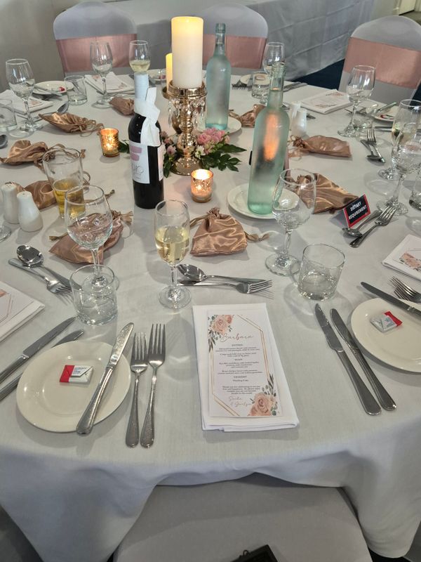 Our wedding table