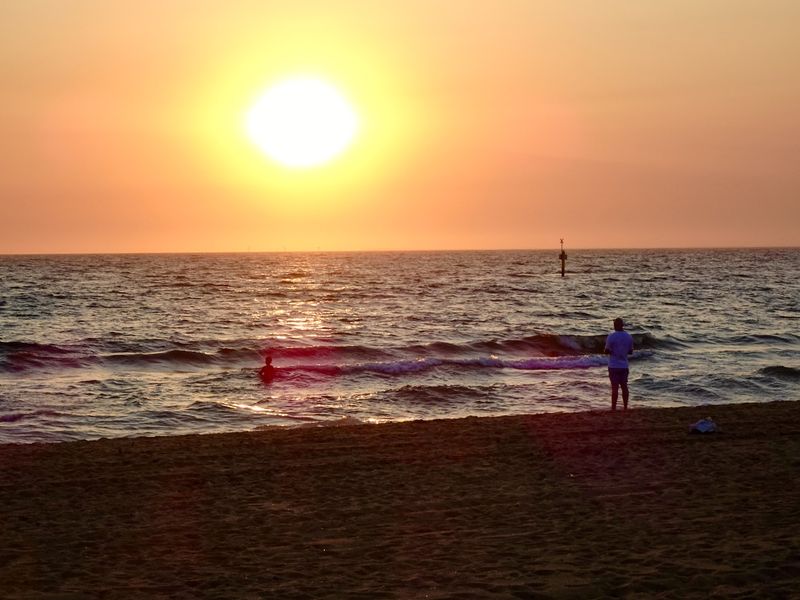 Sunset, Elwood beach