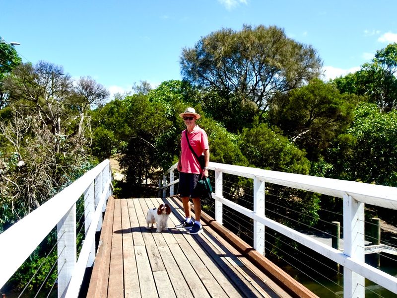 Footbridge across Kananook Creek, Frankson
