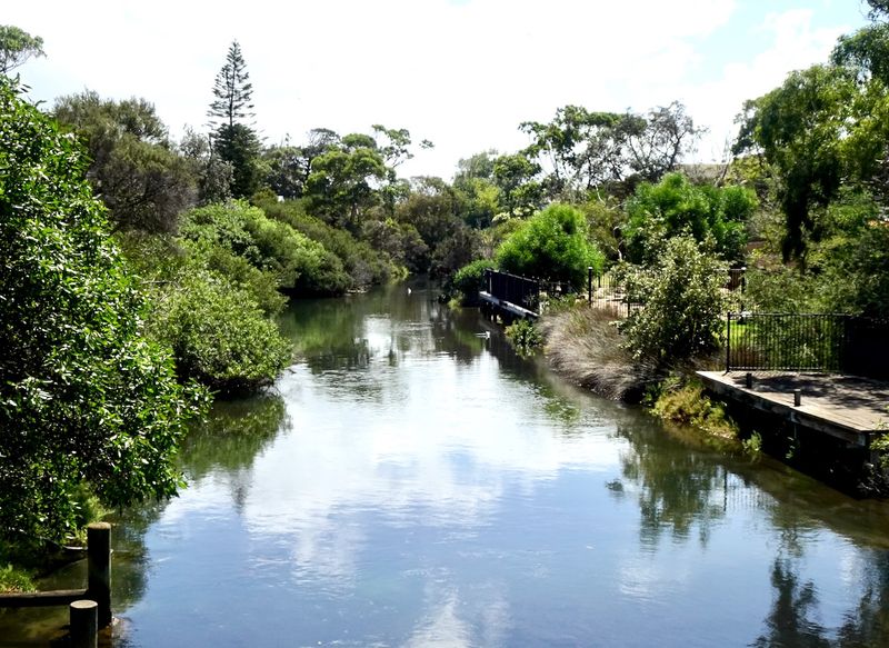 Kananook Creek, Frankston, south of Melbourne along Port Phillip Bay