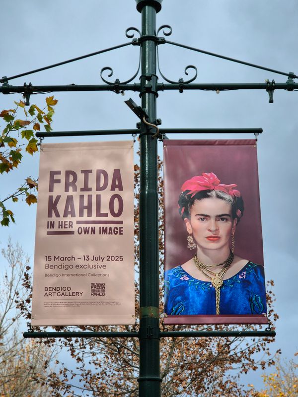 Bendigo, banners for the winter exhibition
