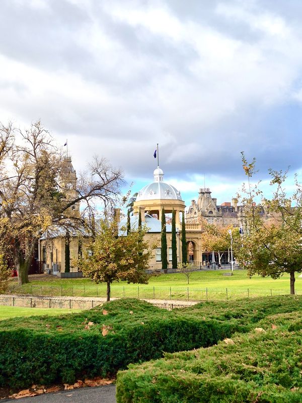 Bendigo, rotunda in the Rosalind Gardens