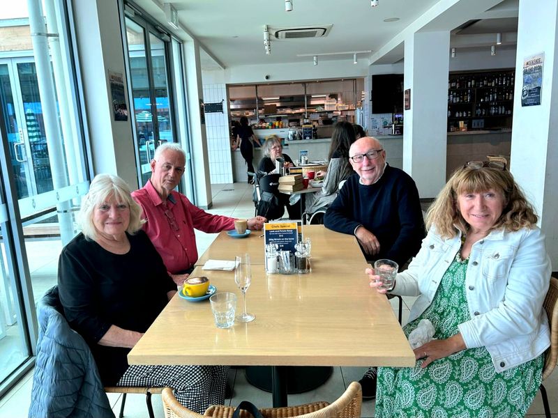 Lunch with our UK exchangees