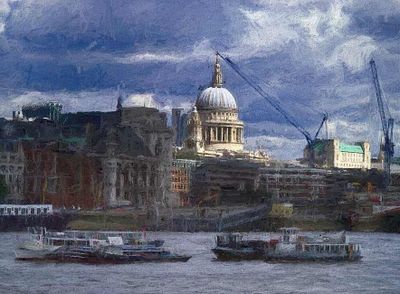 st pauls from the river- oil painting.jpg