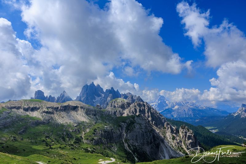 View from Tre Cime