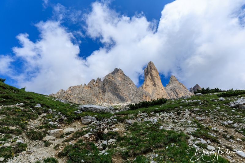 View from Tre Cime