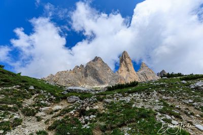 View from Tre Cime