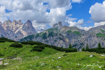View from Tre Cime