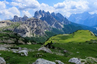 View from Tre Cime