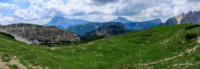 View from Tre Cime
