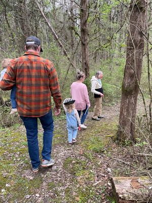 Holton Family hike with Kathy
