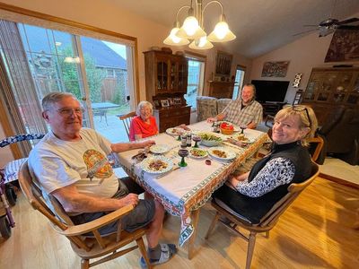 With Albin,Glenda, Pete and Roxanne