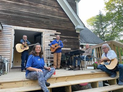 Porch Party and flower shower - Hildegarde's