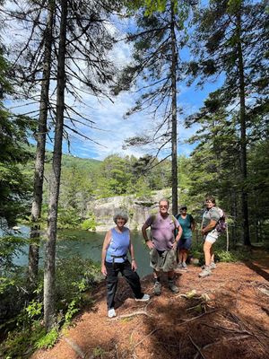 MOAC at Lamoine and hiking Hidden Pond Trail, Franklin, Maine