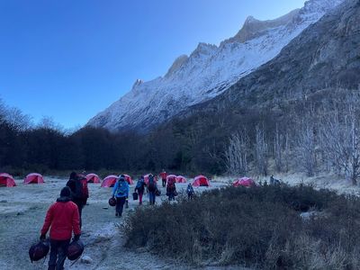Grey Shelter and campsite