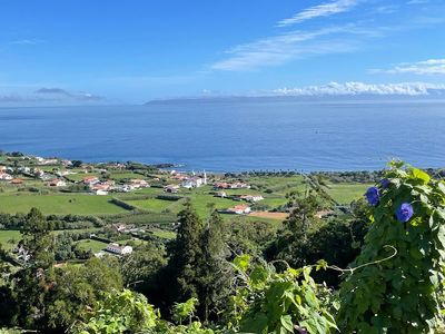 View of Praia do Almoxarife - Black Sand Beach
