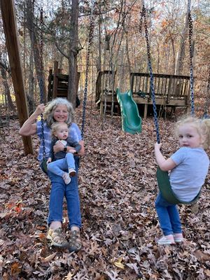 Back outside in TN with Grandma Susan