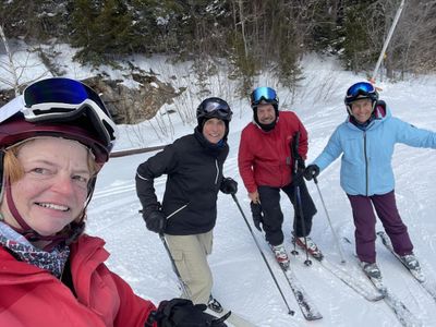 Ellen, Norm and Patty at the Rivah!