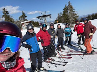 Skiing with the SR posse