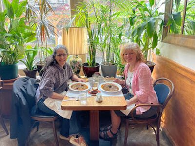 Julie at the Budapest Cafe - upper East Side