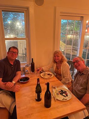 Dinner with the Richards