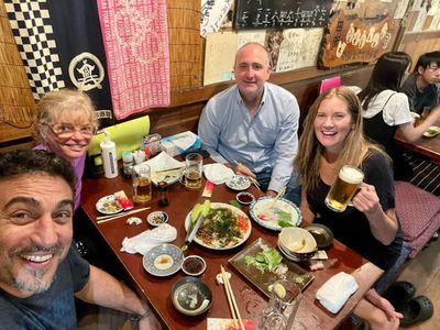 Tokyo pre-adventure with Nick, Kristen & Gonzalo