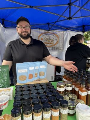Local market in Bromont