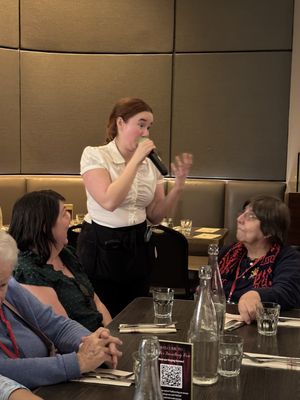 Dinner and singing waitstaff