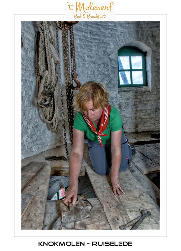 Blocking the shaft with a wooden block