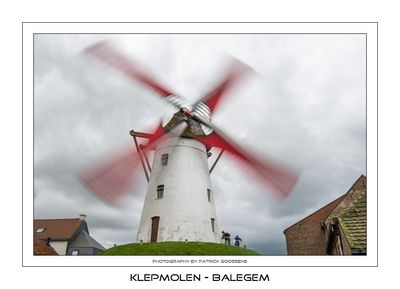 Focus op bergmolen, Klepmolen in Balegem