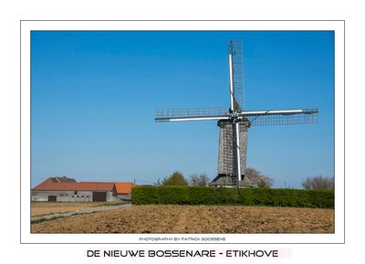 Focus op de nieuwe Bossenare molen in Etikhove