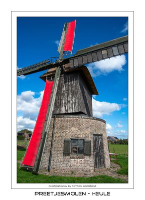 Focus op de Preetjesmolen in Heule