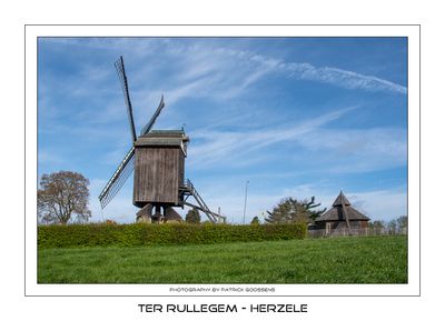 Focus op staakmolen Ter Rullegem in Herzele
