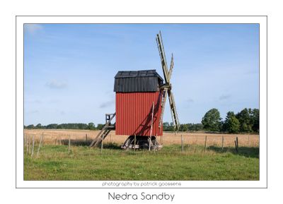 Staakmolen in Nedra Sandby