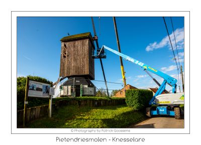 066 Met de hoogwerker naar de buitenroede