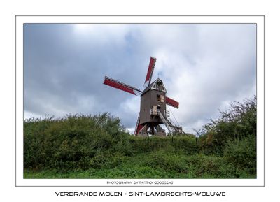 Focus op de Verbrande molen in Sint-Lambrechts-Woluwe