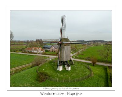 Focus op de Westermolen in Kaprijke