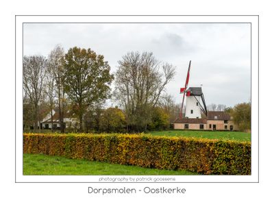 Focus op de dorpsmolen in Oostkerke