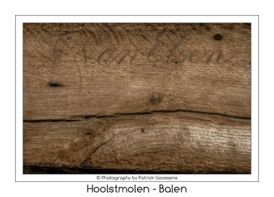 Portret van de Hoolstmolen in Balen