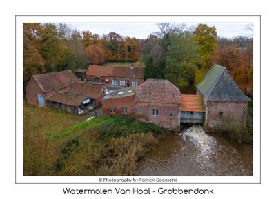 Portret van Watermolen Van Hool in Grobbendonk