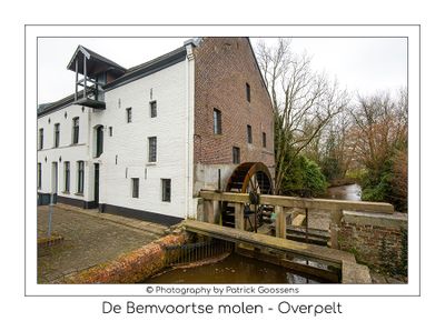 Portret van de Bemvoortse molen in Overpelt