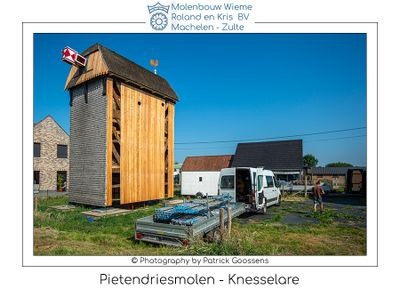 De restauratie van de Pietendriesmolen in Knesselare
